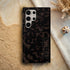 Custom Name Dark Tortoiseshell Galaxy Case - Vertical