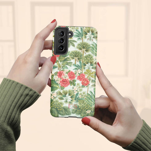 Personalized Paradise Garden Galaxy Case