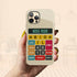 Personalized Retro Calculator iPhone Case