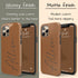 Custom Signature Name Earth Tones iPhone Case - Dark