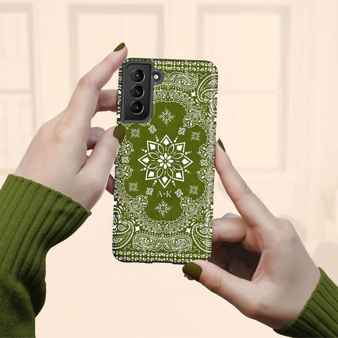 Personalized Iconic Paisley Bandana Galaxy Case