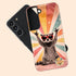 Personalized Groovy Raccoon Galaxy Case
