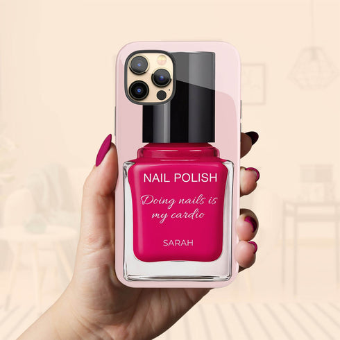 Personalized Glossy Nail Polish iPhone Case