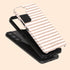 Personalized Coastal Stripes Galaxy Case