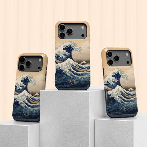 Custom The Great Wave off Kanagawa iPhone Case