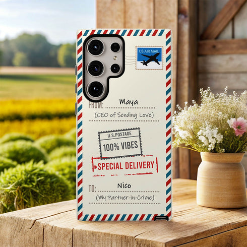 Personalized Classic Mailing Envelope Galaxy Case