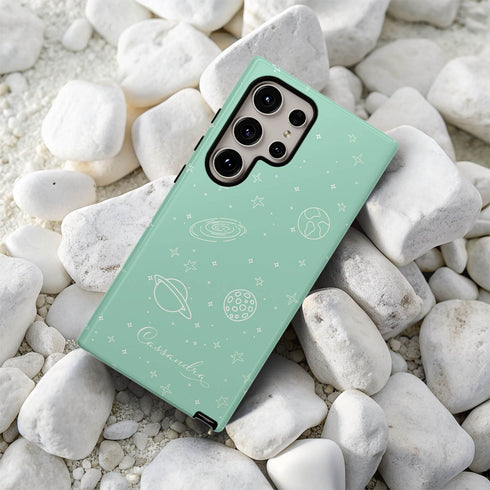 Personalized Pastel Universe Colors Galaxy Case