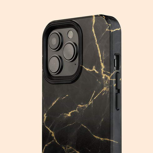 Custom Initials Marble iPhone Case