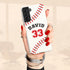 Custom Baseball Player & Number Galaxy Case