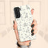 Personalized Cat Doodle Tag Galaxy Case