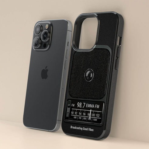 Personalized Retro Analog Radio iPhone Case