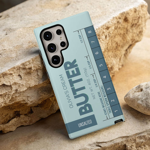 Custom Name Butter Cream Galaxy Case