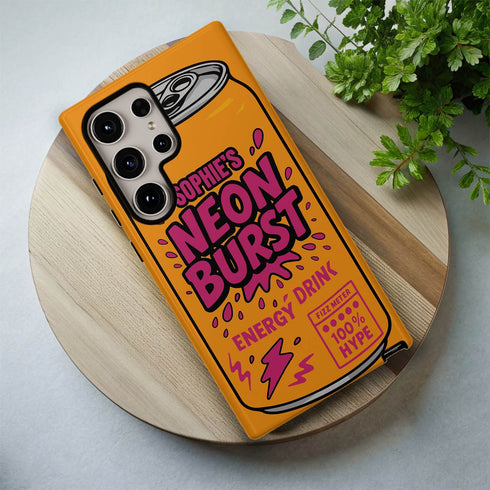 Personalized Sports Energy Drink Galaxy Case