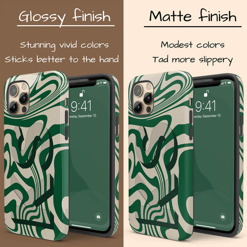 Custom Twister 3D Initials iPhone Case