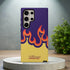 Personalized Cool Flame Effect Galaxy Case
