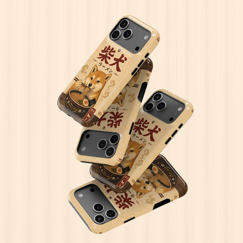 Personalized Shiba Inu Ramen iPhone Case