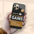 Personalized Gym Rat Protein Powder iPhone Case