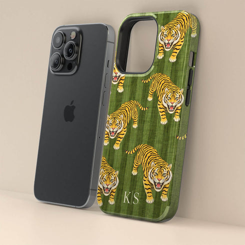 Personalized Bold Imperial Tiger iPhone Case
