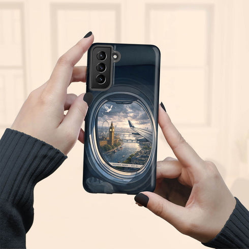Personalized Iconic Window Seat Galaxy Case