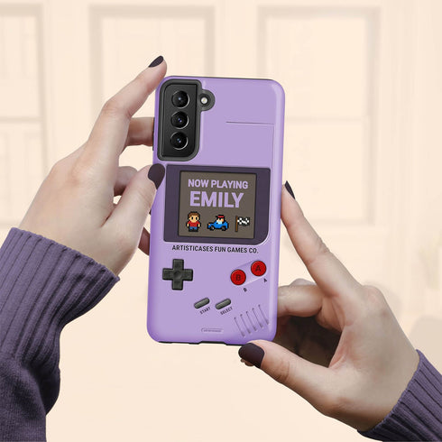 Personalized Pixel Retro Handheld Game Console Galaxy Case
