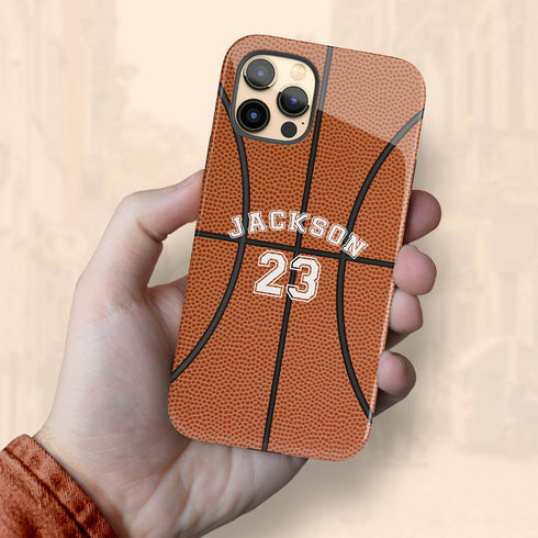 Sports Basketball Player & Number iPhone Case