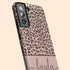Boho Leopard Custom Name Galaxy Case