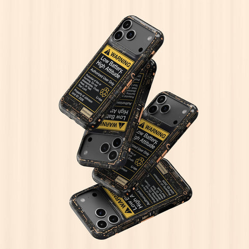 Personalized Tech Humor Warning Circuit Board iPhone Case