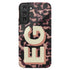 Custom 3D Initials Dark Tort Galaxy Case