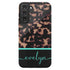 Custom Name Dark Tortoiseshell Galaxy Case