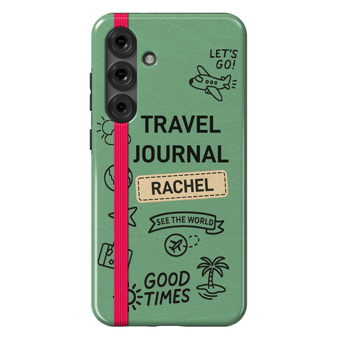 Personalized Classic Travel Journal Galaxy Case