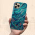Personalized Polygon Glass Whale iPhone Case