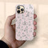 Personalized Cat Doodle Tag iPhone Case
