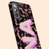 Custom 3D Initials Dark Tort Galaxy Case