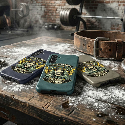 Personalized Gym Rat Iron Therapy Galaxy Case