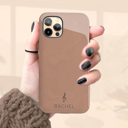 Custom G Clef Music Note Symbol iPhone Case