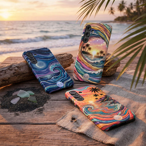 Personalized Ocean Flow Galaxy Case