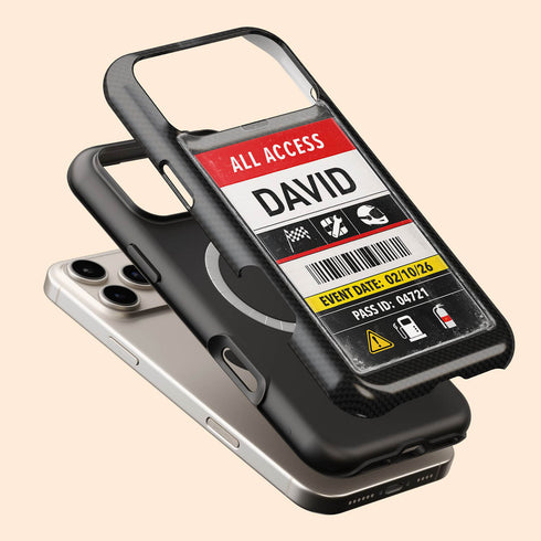 Personalized Racing Pass iPhone Case
