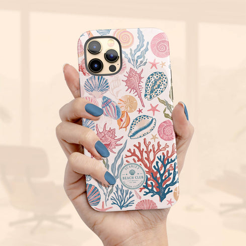 Personalized Beach Club Society iPhone Case