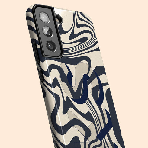 Custom Twister 3D Initials Galaxy Case