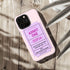 Personalized Admit One Ticket Chaos Pass iPhone Case