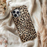 Custom Initials Lush Leopard iPhone Case