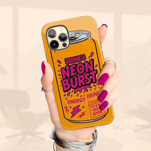 Personalized Sports Energy Drink iPhone Case