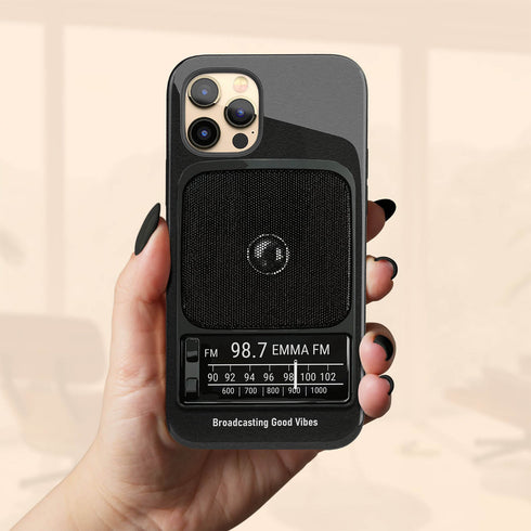 Personalized Retro Analog Radio iPhone Case