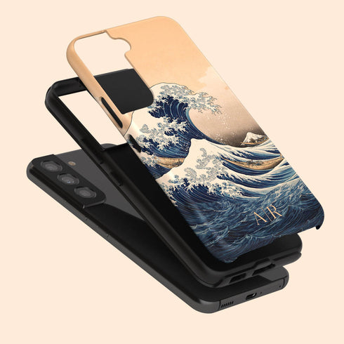 Custom The Great Wave off Kanagawa Galaxy Case