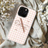 Custom Gingham Name & Initials iPhone Case