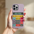 Personalized Retro Calculator iPhone Case