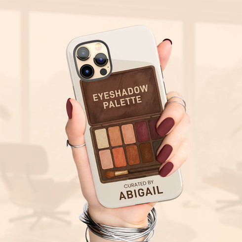 Personalized Glamour Eyeshadow Makeup Palette iPhone Case