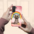 Personalized Groovy Raccoon Galaxy Case