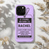 Personalized Lost & Found Tag iPhone Case