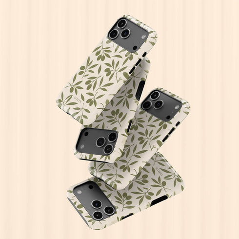 Personalized Olive Branch iPhone Case